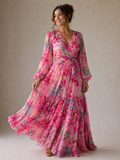 Emma | Wrap Dress with Floral Print