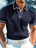 Logan | Men's Color-Blocked Short Sleeve Polo Shirt