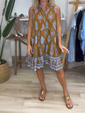 Anne | Women's Elegant V-Neck Dress — Flowy & Versatile