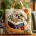 Shih Tzu - Women's Festive Padded Tote Bag | Roomy & Chic