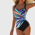 Rhea | Women's Crossed-Front Swimsuit — Sleek & Supportive