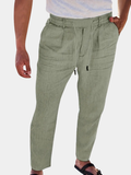 NICHOLS | Men's Wide-Leg Drawstring Pants — Relaxed Fit