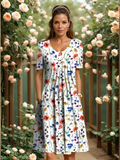 Harper | Women's Elegant A-Line Dress with Tummy Coverage