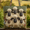 Twenty Sheep - Women's Quilted Tote Bag — Elegant Daily