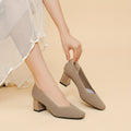 Linda | Women's Comfortable Square-Heel Dress Shoes
