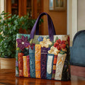 Books | Women's Elegant Padded Tote Bag — Versatile Style