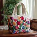 Tulip - Women's Quilted Tote Bag — Chic Everyday Style
