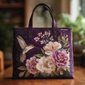 Violet - Women's Padded Festive Tote Bag — Elegant