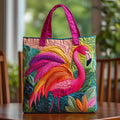 Flamant - Women's Quilted Tote Bag — Chic Everyday Style