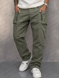 Mitch - Men's Slim-Fit Cargo Pants with Zip Pockets