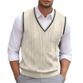 Bernard | Classic V-Neck Sweater Vest for Men