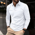 Luca | Men's Classic Long-Sleeve Polo Shirt — Relaxed Fit