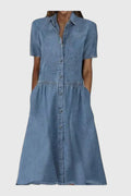 Allyssia | Women's Casual Shirt Dress — Relaxed Fit