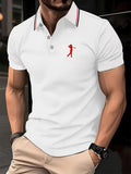 Arnold | Men's Casual Golf Print Short-Sleeve Shirt
