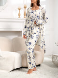 Kathy | Conjunto de Pijama Floral Vintage
