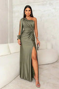 Samantha | Women's One-Shoulder Maxi Evening Dress