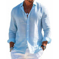 Flavio | Men's Breathable Summer Button-Up Shirt