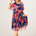 Brooklyn | Women's Plus Size Flowing Midi Dress — Elegant